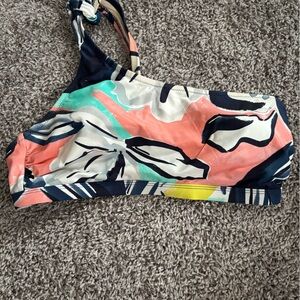 Coastal blue swim top